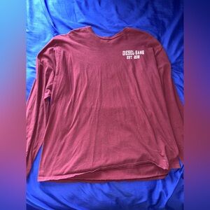 Burgundy Long sleeve T-shirt